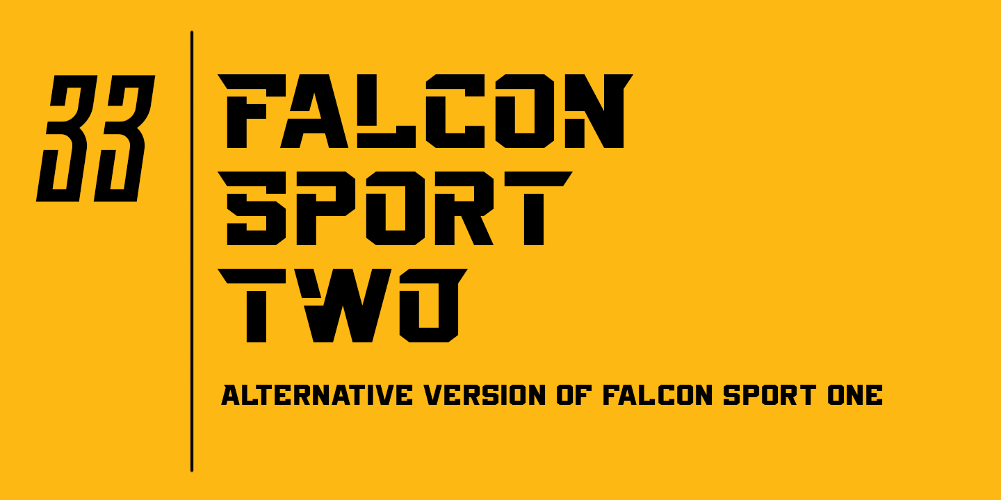 Czcionka Falcon Sport